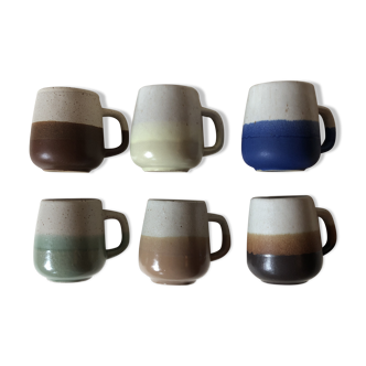 Ensemble de 6 mugs