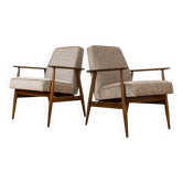Chaises vintage, Type 300-190 par H. Lis, Pologne, années 1970, ensemble de 2