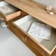 Grand Art Deco buffet in solid oak - Vintage sideboard