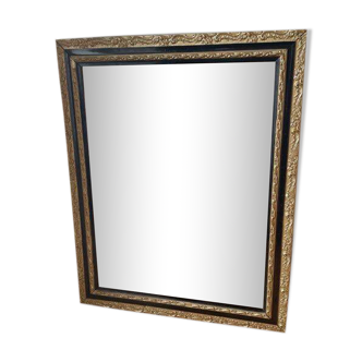 Large old golden mirror