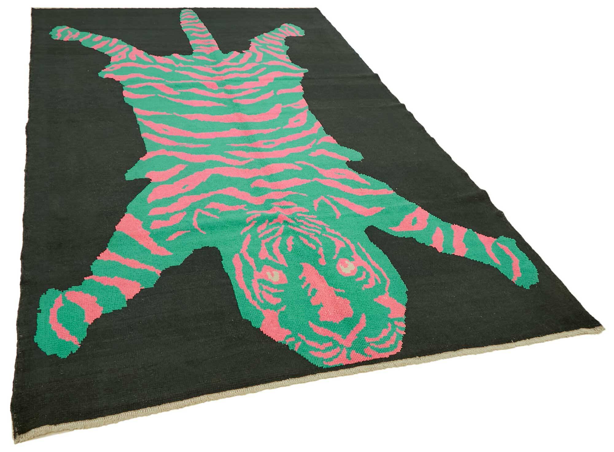 Turkish Handknotted Wool Tiger Rug 203 cm x 330 cm