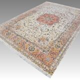 Tapis d'Orient Iran Tabriz laine et soie : 2.50 X 3.50 Mètres