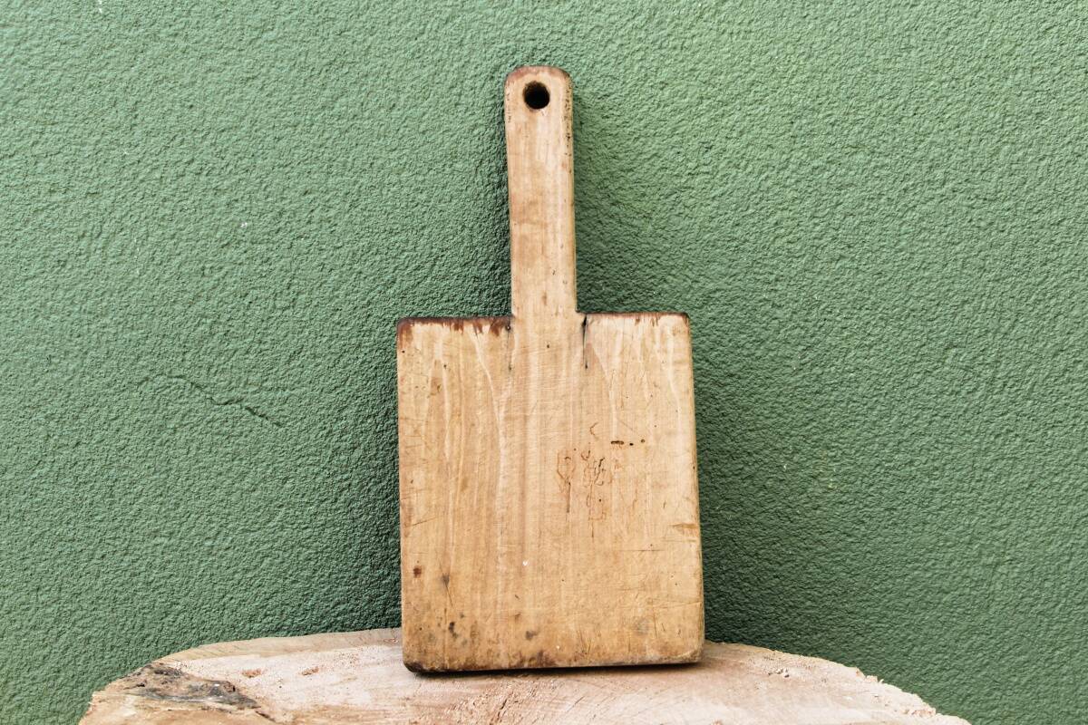 Butter brand, carved wood, folk art