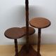 Porte-plantes seventies en bois