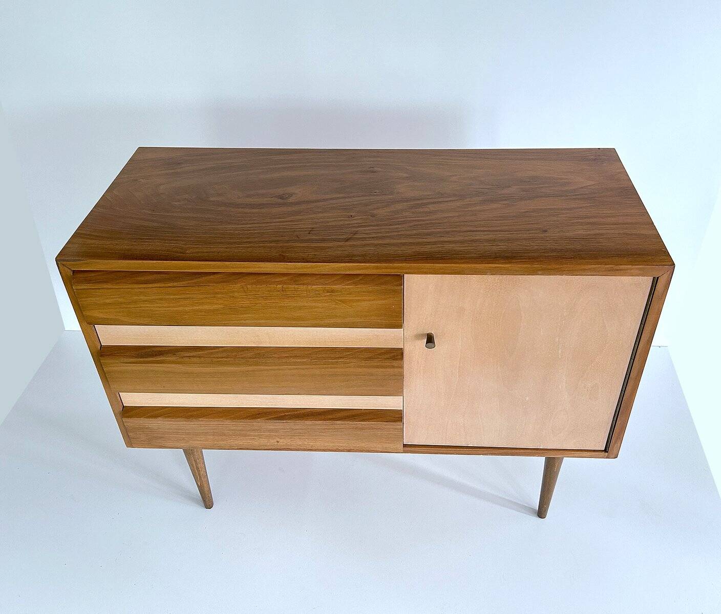Buffet scandinave vintage en bois, années 1960