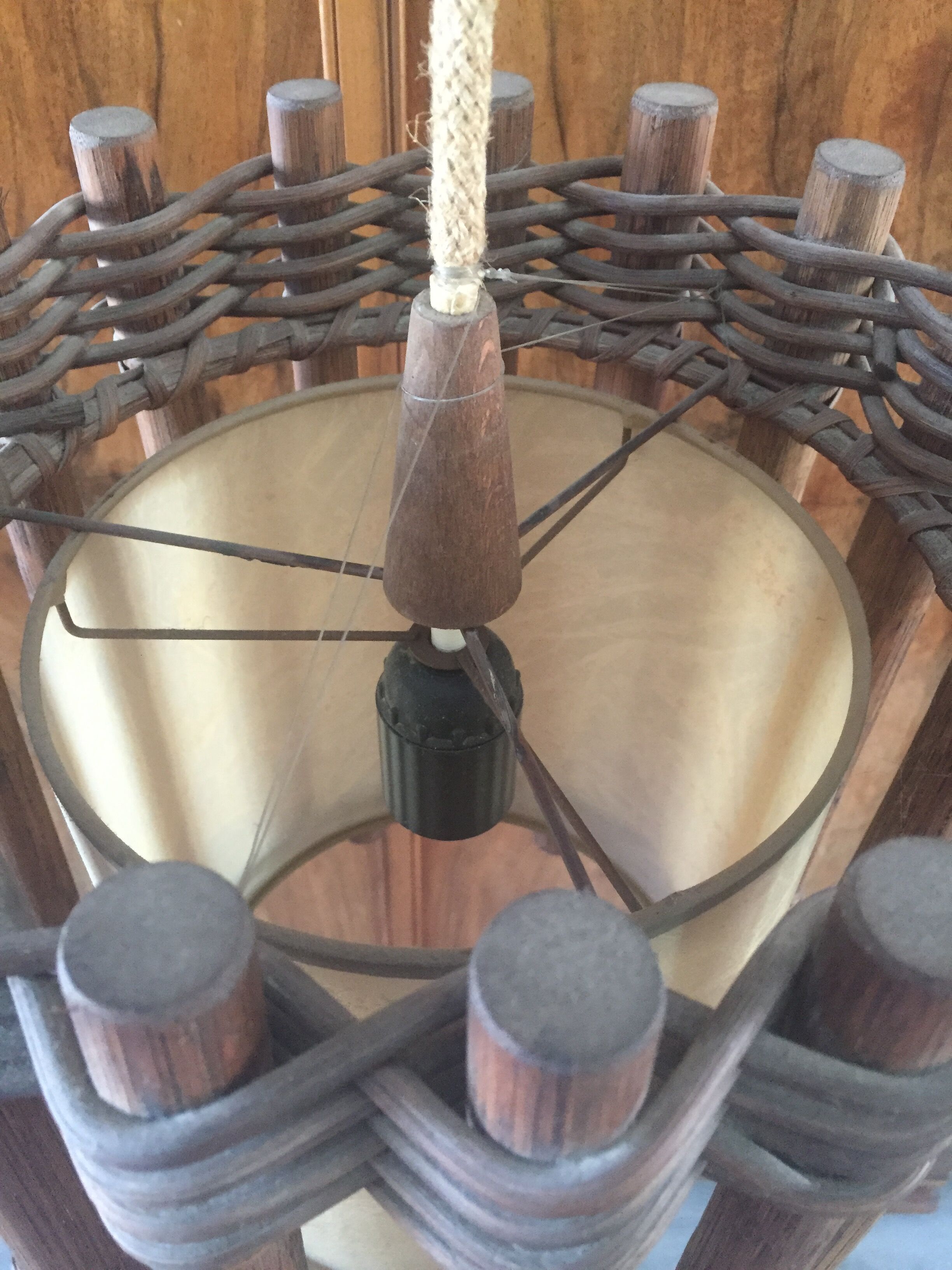 Wood and skin luminaire