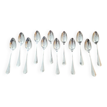 Christofle - Set of 12 Japan pattern silver-plated table spoons