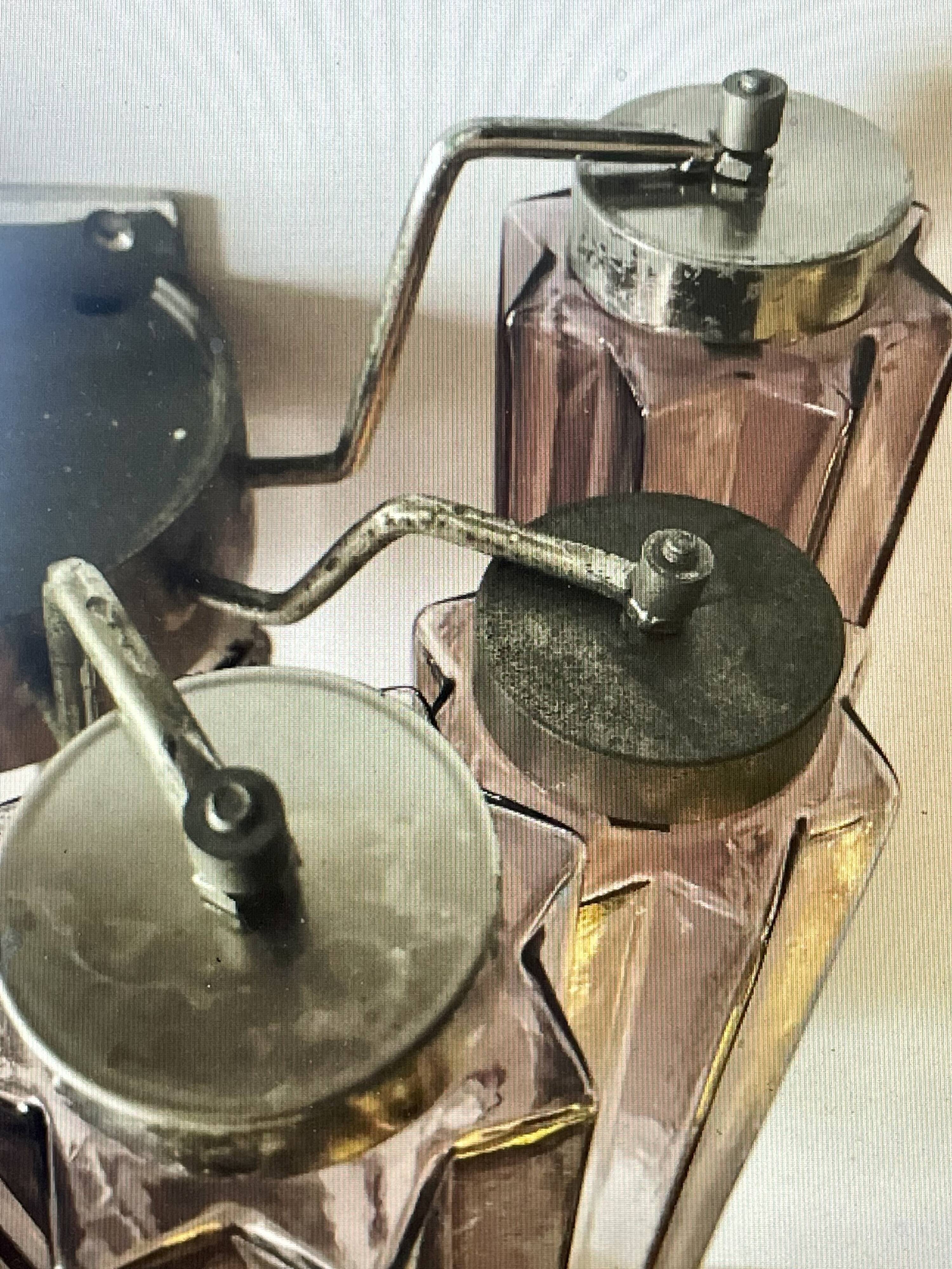 Wall lamp in Murano glass