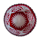 Red two-tone crystal cup