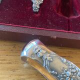Solid silver mignardises cutlery set