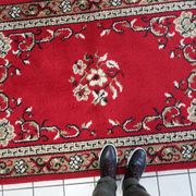 Tapis Savonnerie français vintage en laine – 129 x 199 cm - 1C1038