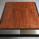 Coffee table, TU04, by Cees Braakman for Pastoe with magazine holder, Holland 1960’s