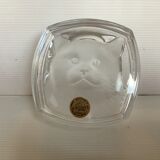 Box with an Arques crystal cat