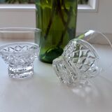 Lot of 10 crystal glasses aperitif
