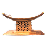 Art Africain Tribal Afrique - Ancien & Authentique Tabouret Ashanti 43 cms