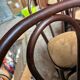 Chaises bistrot en cannage vintage