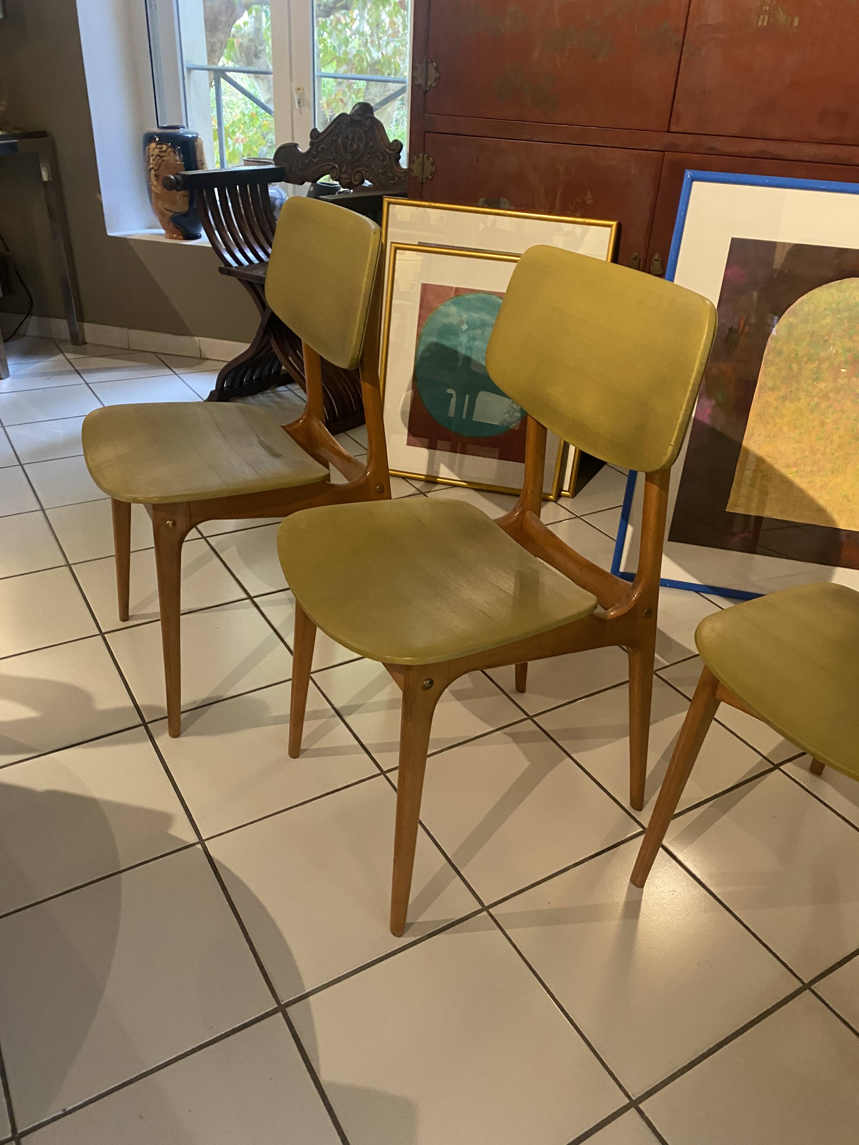 Set of 4 Scandinavian chairs