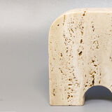 Travertine rhinoceros sculpture 1970