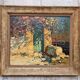 oil painting on wood by Laurent Mattio