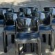 Black Kartell chair model 4875 Carlo Bartoli