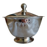 Antique silver-plated sugar bowl