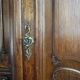 Upper part of an antique 19th-century dresser, Louis XV style.