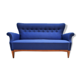 Vintage Scandinavian fabric sofa, Fritz Hansen model 8112