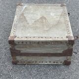 Former 1930 travel trunk neverbreak box riveted
