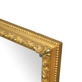 Victorian wall mirror in gilded wood 107x83cm