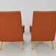 Paire de fauteuils design années 1970