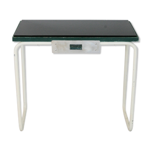 Console acier tubulaire plateau