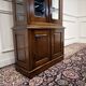 Classic English Bookcase with Glass Doors