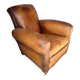 Club leather armchair art deco period 1940
