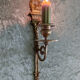 Wall candle holder in bronze and brass louis XVI style
