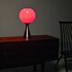 Grande lampe de table de l'ère spatiale avec abat-jour en verre d'Erco