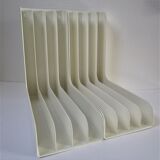 Pair of range white vinyl records vintage 70s