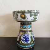 Kéraluc candlestick Quimper signed L'Helguen