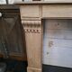 Wooden fireplace