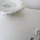 Terre de Fer tureen or salad bowl, Onnaing earthenware, Stella motif, French manufacture