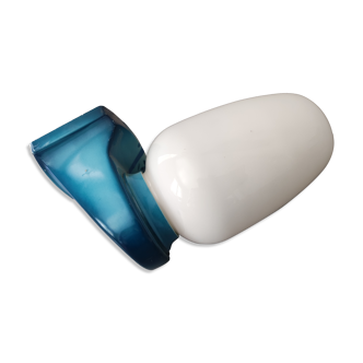 Lamp wall lamp bathroom glass blown mouth triplex Tovil opaline