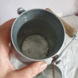 Pot à lait canette à lait complet en aluminium vintage
