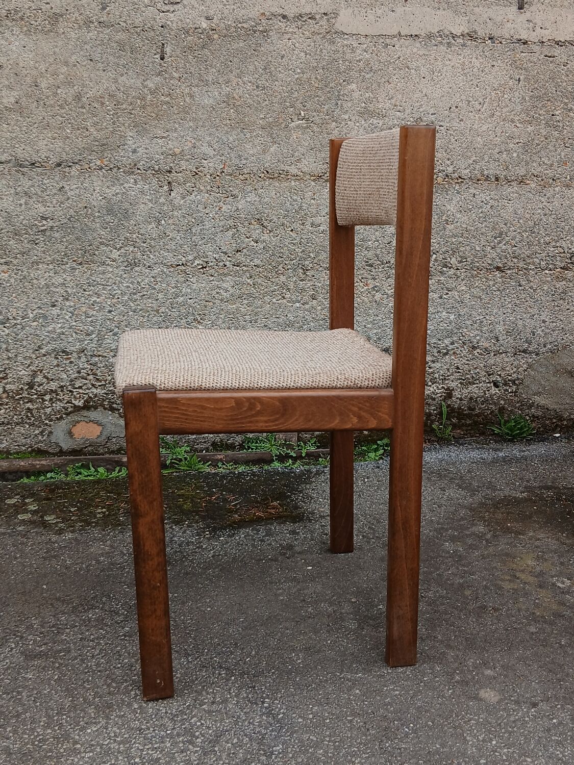 Six Scandinavian beech chairs, 1970s.