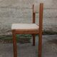 Six Scandinavian beech chairs, 1970s.