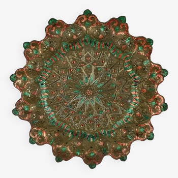 Oriental style decorative plate