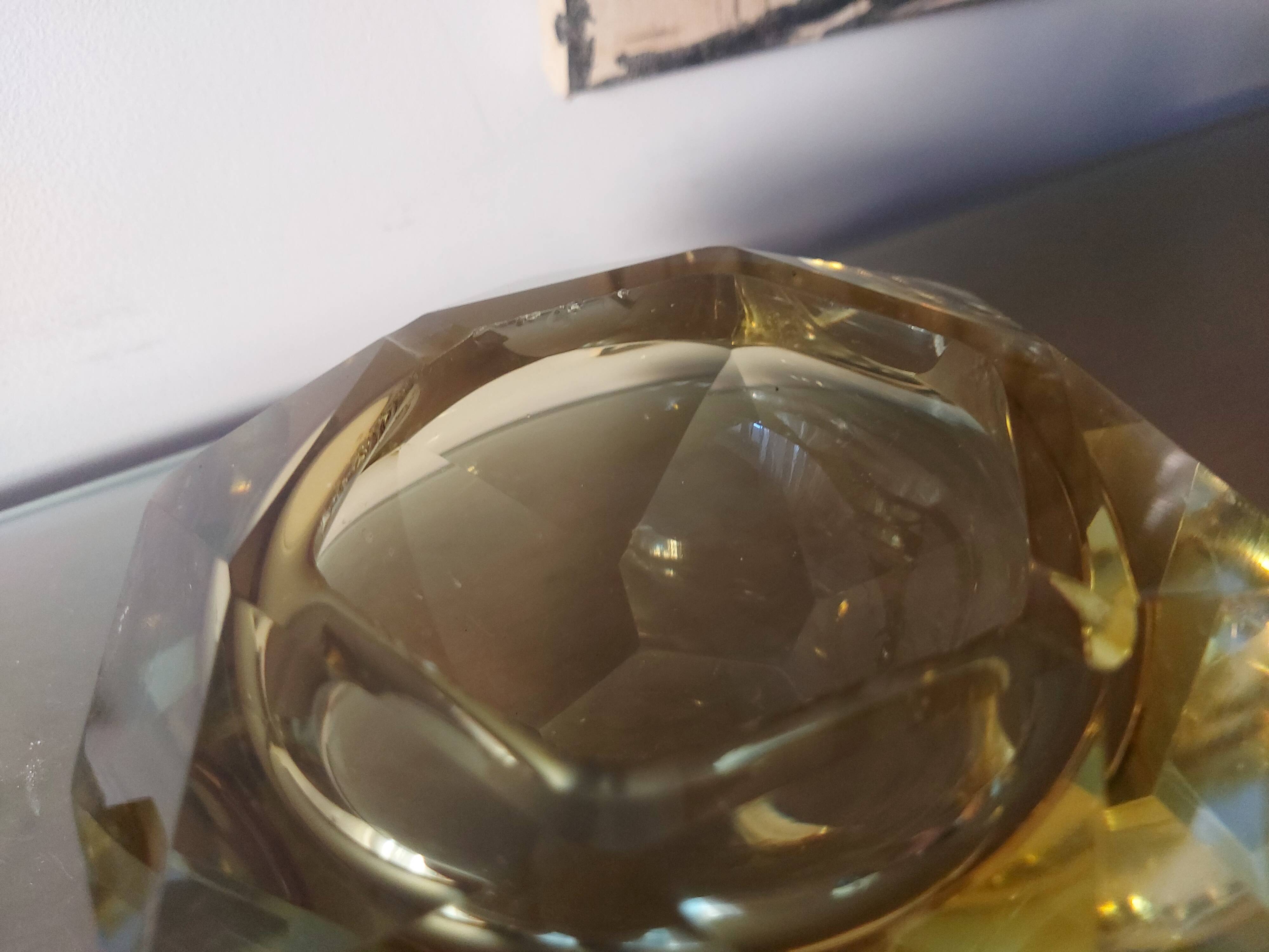 Design glass ashtray