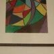 Swedish Oil Pastel on Panel “Ritad 66” by Ann Wazzgren Vintage& Framed 42×31cm