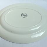 Plat ovale en porcelaine anglaise