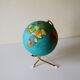 Globe terrestre vintage 1965