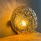 Glass flush mount ceiling or wall light by Helena Tynell
