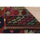 1970s Vintage Turkish Oushak Handmade Wool Cotton Red Kilim Rug 195x263
